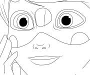 Coloriage Le masque de Marinette