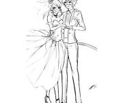 Coloriage Mariage Miraculous Ladybug