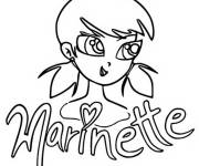 Coloriage Marinette Dupain Cheng