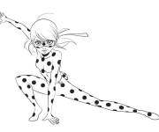 Coloriage Pose Ladybug