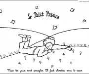 Coloriage Le petit prince gratuit