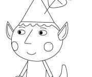 Coloriage Elf le petit royaume de Ben et Holly