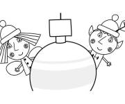 Coloriage Le petit royaume de Ben et Holly en ligne