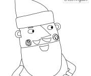 Coloriage P&egrave;re Noel le petit royaume de Ben et Holly