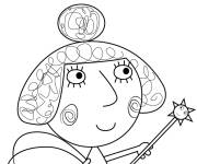 Coloriage et dessins gratuit Rosie du petit Royaume de Ben et Holly à imprimer