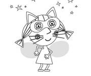 Coloriage Violet le petit royaume de Ben et Holly