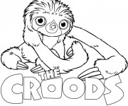 Coloriage Les croods Belt dessin animé