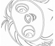 Coloriage Les croods Belt humoristique
