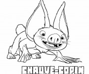 Coloriage Les croods Chauve-copin dessin &agrave; t&eacute;l&eacute;charger