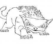 Coloriage et dessins gratuit Les croods dessin facile à imprimer