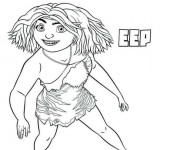 Coloriage et dessins gratuit Les croods EEP à imprimer