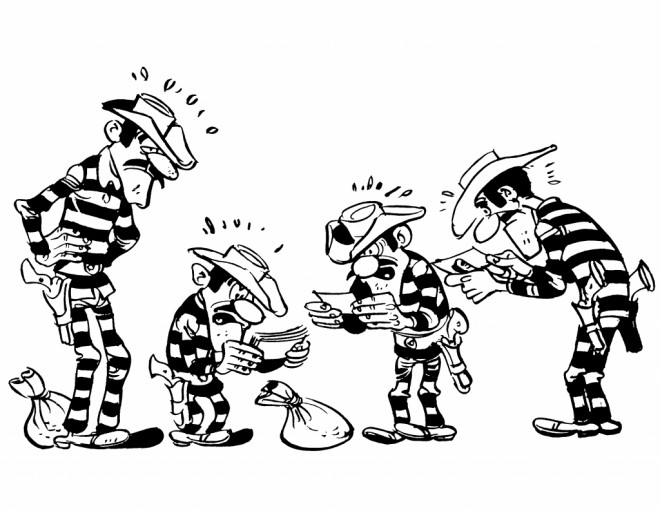 Coloriage De Cowboy A Imprimer