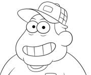 Coloriage et dessins gratuit Bill Green rigolo à imprimer
