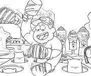 Coloriage Bill ti Tilly en jouant