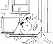 Coloriage et dessins gratuit Cricket danse à imprimer