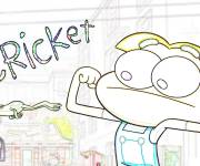 Coloriage Cricket Green tout fort