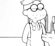 Coloriage Directeur dans le cartoon les Green &agrave; Big City