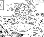 Coloriage Les Green &agrave; Big City de Disney
