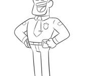 Coloriage et dessins gratuit Officier Keys de Les Green &agrave; Big City à imprimer