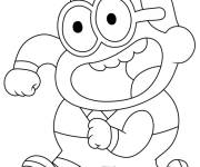 Coloriage Personnage dr&ocirc;le des Green &agrave; Big City