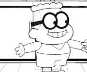 Coloriage R&eacute;my Ramington joyeux