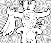 Coloriage Lapin cr&eacute;tin &agrave; t&eacute;l&eacute;charger