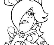Coloriage Lapin P&ecirc;che de dessin anim&eacute;