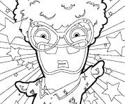 Coloriage Un lapin cr&eacute;tin mignon