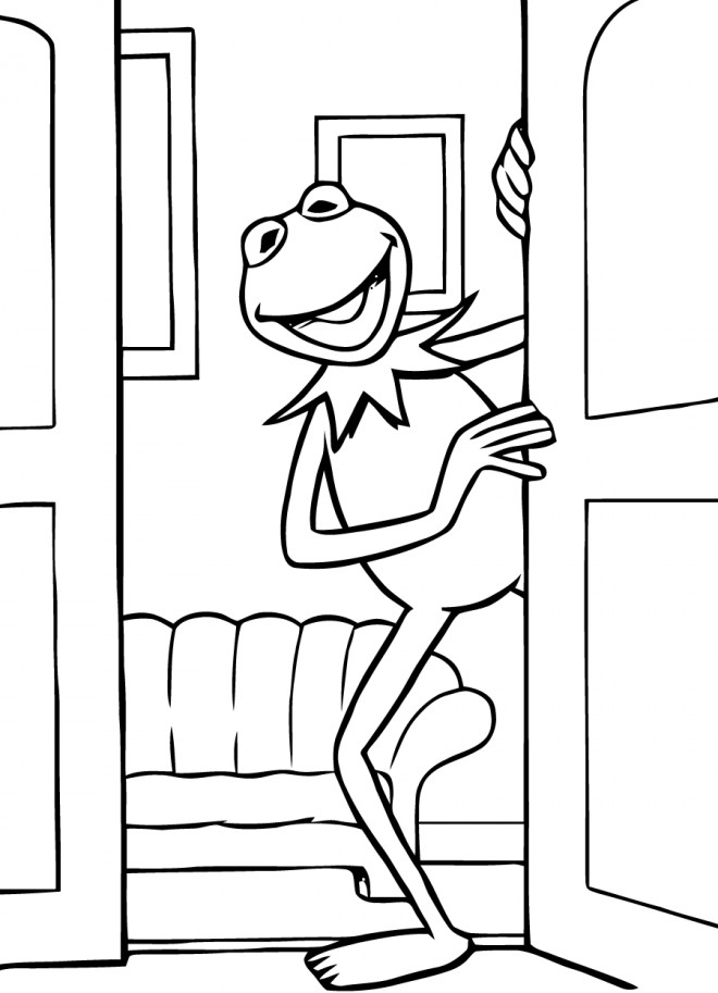 Coloriage et dessins gratuits Kermit la grenouille à imprimer
