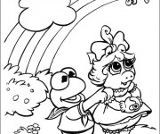 Coloriage Les Muppets dans la nature show
