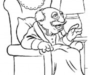 Coloriage Les Muppets personnage en fran&ccedil;ais