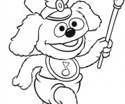 Coloriage Rowlf le supporteur dessin