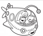 Coloriage et dessins gratuit Les Octonauts dessin sur ordinateur à imprimer