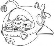 Coloriage Shellington, Kwazii et Captain Barnacles