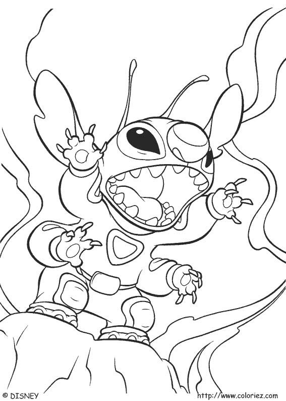 Coloriage Dessin Stitch Kawaii Dessin Gratuit à Imprimer