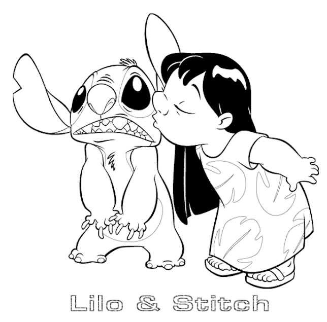 Coloriage gratuit de stitch : téléchargez et imprimez des dessins en pdf  pour enfants