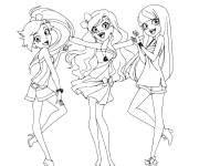 Coloriage Filles LoliRock