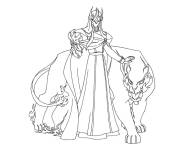 Coloriage Gramorr et Banes de LoliRock