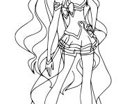 Coloriage Iris Princesse de Lolirock