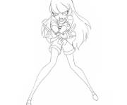 Coloriage L'attaque de Talia LoliRock