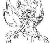 Coloriage La force de la princesse Iris LoliRock