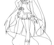 Coloriage La princesse Lina de Lolirock