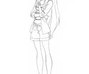 Coloriage La princesse Talia pensive LoliRock