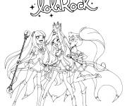 Coloriage Les belles princesses de LoliRock