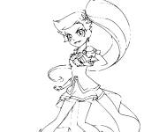 Coloriage LoliRock Auriana en ligne