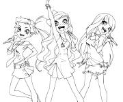 Coloriage Lolirock dessin anim&eacute;