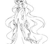 Coloriage Lolirock Reine d'Ephedia