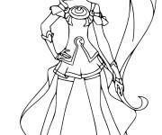 Coloriage Princesse Auriana de Lolirock