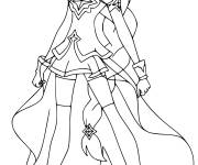 Coloriage Princesse Carissa de Lolirock