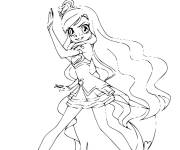 Coloriage Princesse Iris d'Ephedia LoliRock